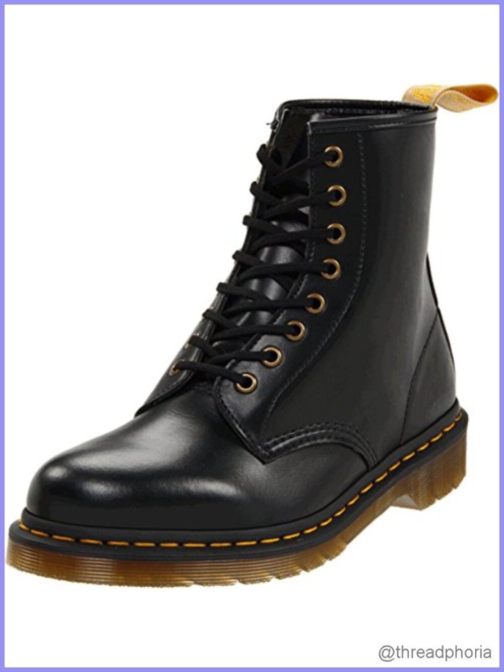 Dr. Martens Vegan 1460 Synthetic Leather Ankle Boots Combat Style